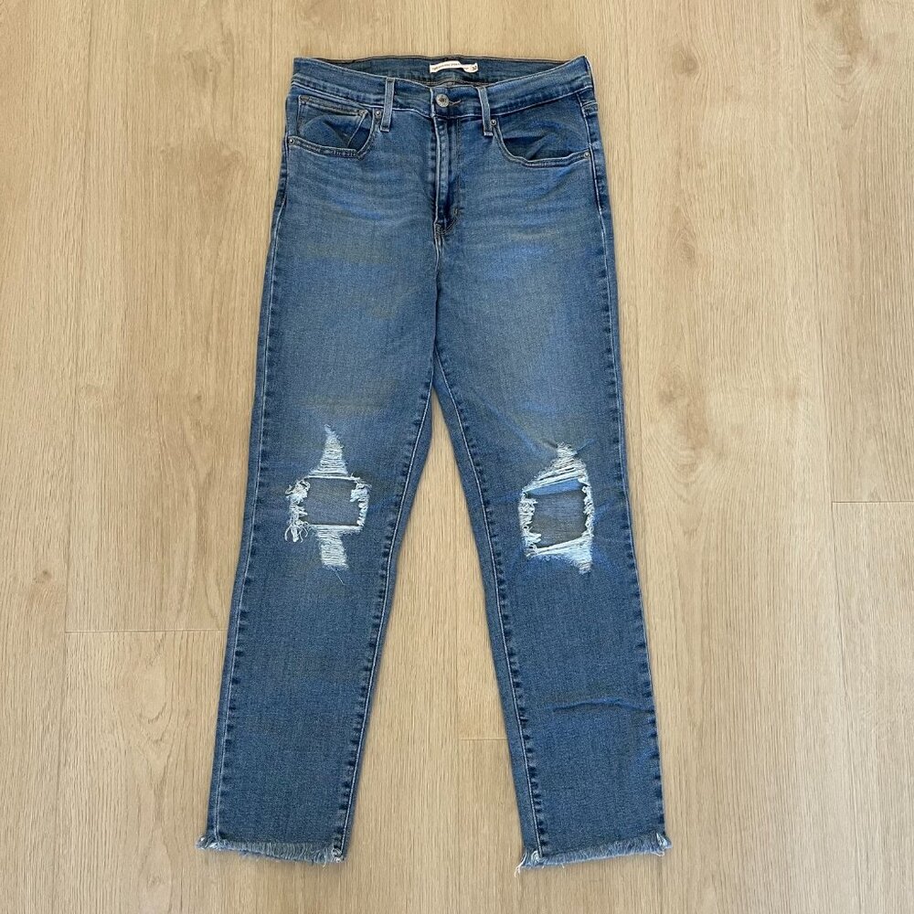 Levi's 724 High Rise Straight Crop 30